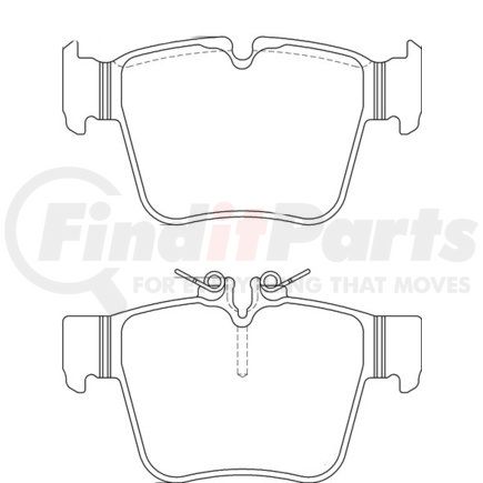 355024991 by HELLA - Disc Brake Pad Set