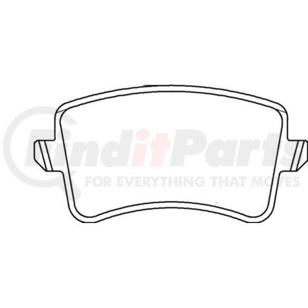 355025381 by HELLA - Disc Brake Pad Set