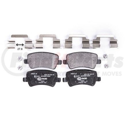 355025401 by HELLA - Disc Brake Pad Set