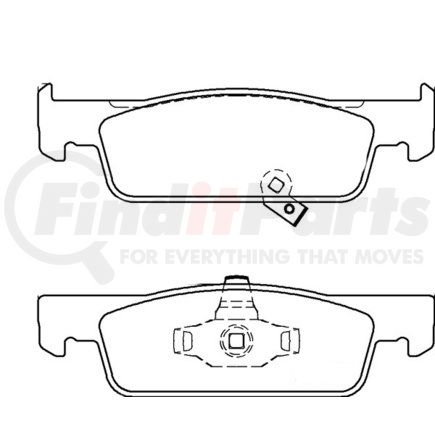 355025841 by HELLA - Disc Brake Pad Set