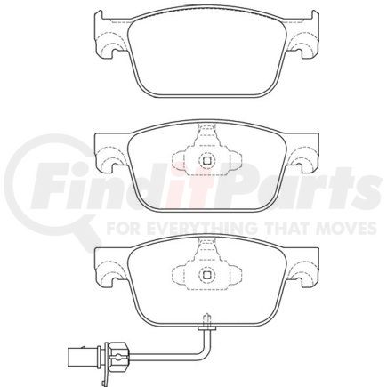 355024951 by HELLA - Disc Brake Pad Set