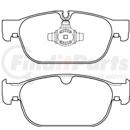 355024801 by HELLA - Disc Brake Pad Set