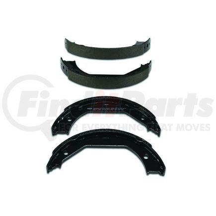 355050381 by HELLA - Parking Brake Shoe Set