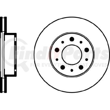 355102241 by HELLA - Disc Brake Rotor