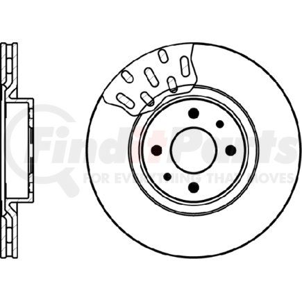 355102391 by HELLA - Disc Brake Rotor