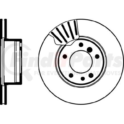 355101712 by HELLA - Disc Brake Rotor