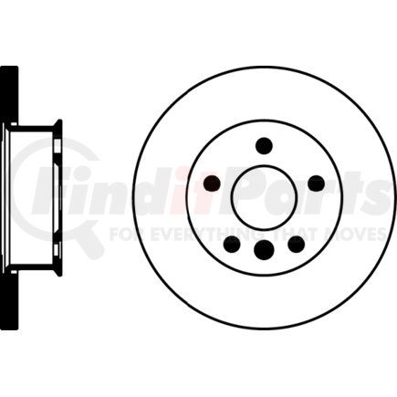 355102891 by HELLA - Disc Brake Rotor