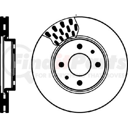 355103971 by HELLA - Disc Brake Rotor