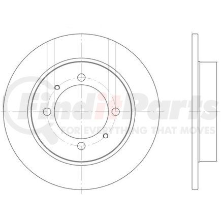 355105472 by HELLA - Disc Brake Rotor