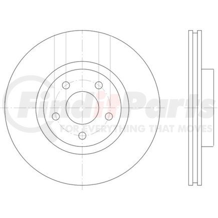 355112192 by HELLA - Disc Brake Rotor