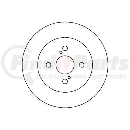 355113601 by HELLA - Brake Rotor