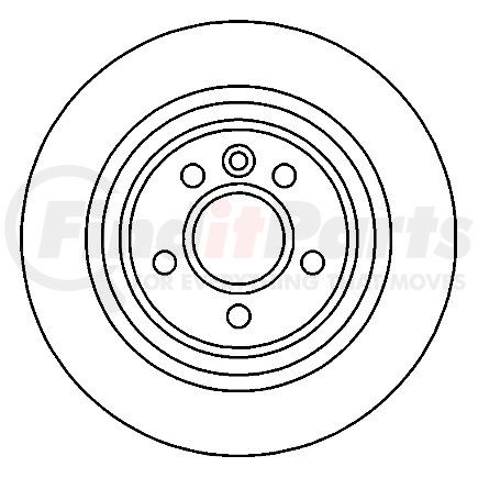 355118841 by HELLA - Disc Brake Rotor