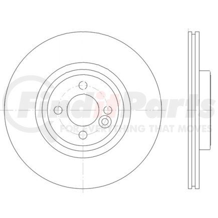 355119441 by HELLA - Disc Brake Rotor