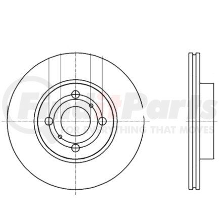 355116411 by HELLA - Brake Rotor