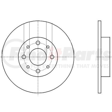 355116441 by HELLA - Disc Brake Rotor