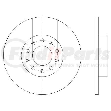 355116671 by HELLA - Disc Brake Rotor