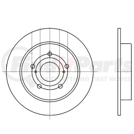 355116791 by HELLA - Brake Rotor