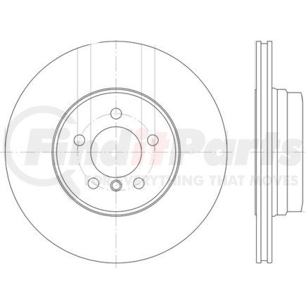 355122251 by HELLA - Disc Brake Rotor