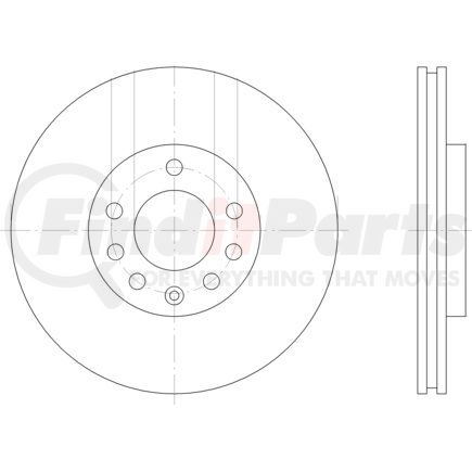 355122552 by HELLA - Disc Brake Rotor