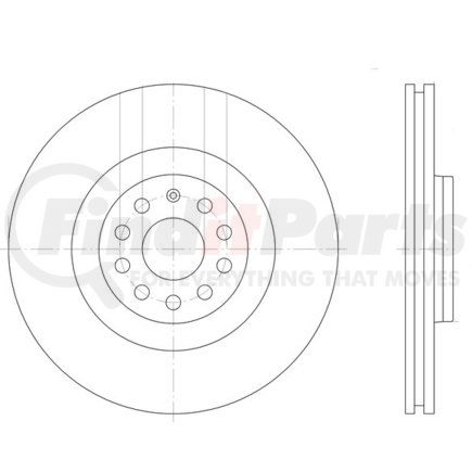 355122602 by HELLA - Disc Brake Rotor