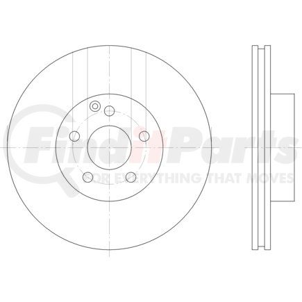 355122512 by HELLA - Disc Brake Rotor