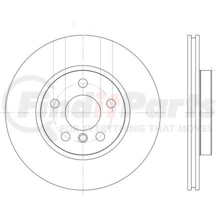 355122651 by HELLA - Disc Brake Rotor