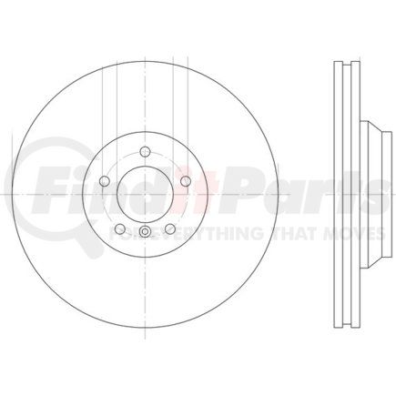 355122652 by HELLA - Disc Brake Rotor