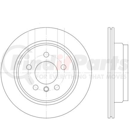 355123152 by HELLA - Disc Brake Rotor