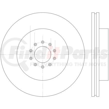 355123092 by HELLA - Disc Brake Rotor