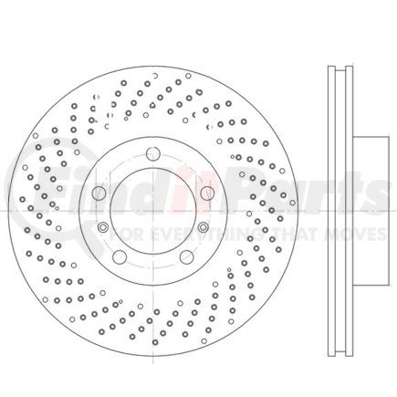 355125021 by HELLA - Disc Brake Rotor