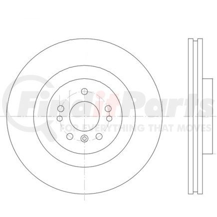 355126321 by HELLA - Disc Brake Rotor