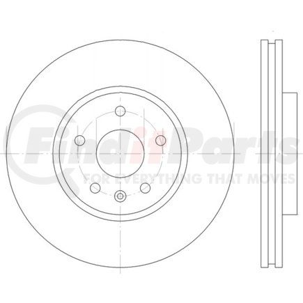 355129091 by HELLA - Disc Brake Rotor