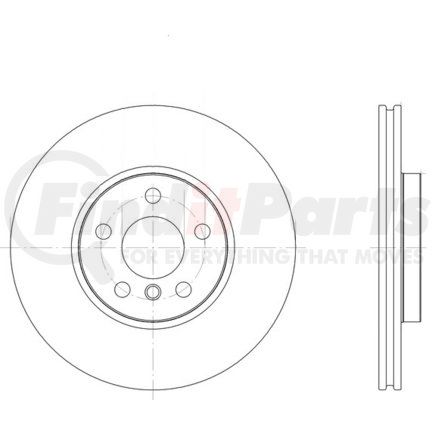 355125351 by HELLA - Disc Brake Rotor