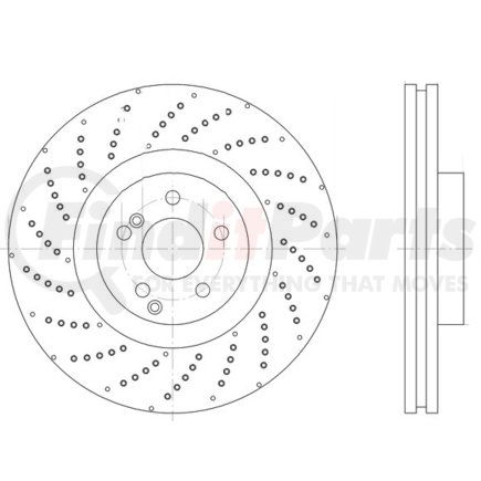 355125361 by HELLA - Disc Brake Rotor