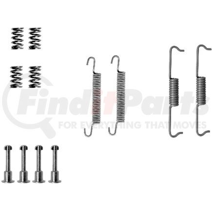 355201871 by HELLA - Disc Brake Hardware Kit