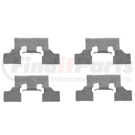 355203661 by HELLA - Disc Brake Hardware Kit