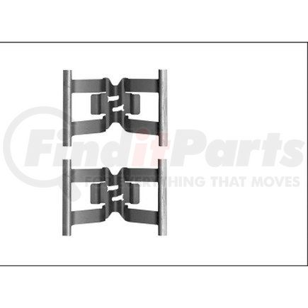 355206181 by HELLA - Disc Brake Hardware Kit