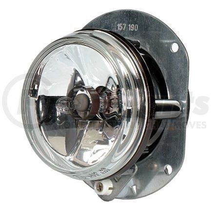 008582007 by HELLA - 90mm Single Fog Lamp Module with Mounting Frame