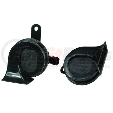 011225921 by HELLA USA - Horn Kit BX Black Trumpet 12V Ford