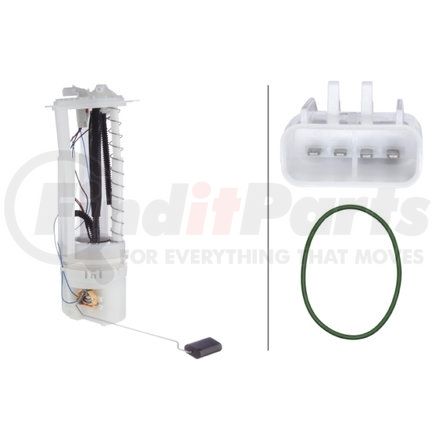 358301171 by HELLA - Fuel Pump and Sender Assembly