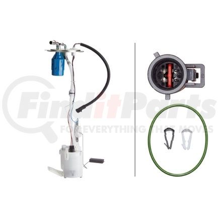 358301631 by HELLA - Fuel Pump and Sender Assembly
