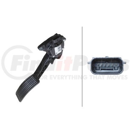 934101711 by HELLA - Accelerator Pedal Sensor