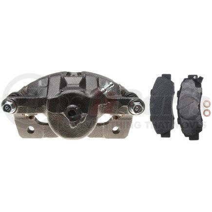 RC10202QS by RAYBESTOS - Brake Parts Inc Raybestos R-Line Remanufactured Loaded Disc Brake Caliper and Bracket Assembly