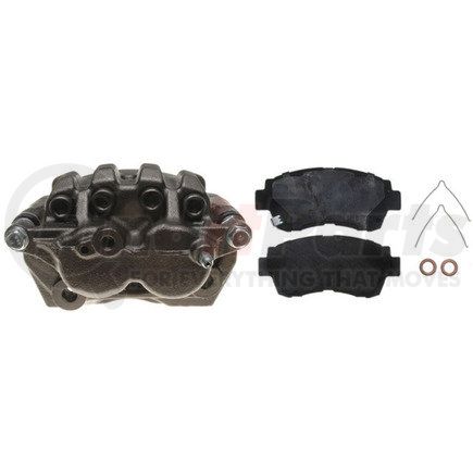 RC10424 by RAYBESTOS - Brake Parts Inc Raybestos R-Line Remanufactured Loaded Disc Brake Caliper and Bracket Assembly