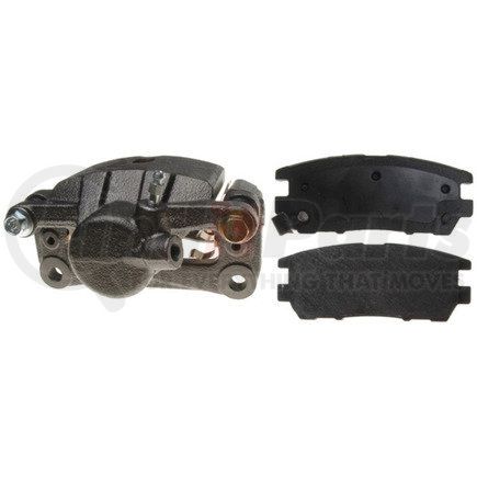 RC10472 by RAYBESTOS - Brake Parts Inc Raybestos R-Line Remanufactured Loaded Disc Brake Caliper and Bracket Assembly