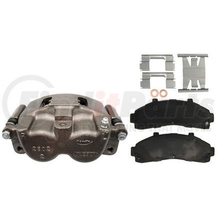 RC10524 by RAYBESTOS - Brake Parts Inc Raybestos R-Line Remanufactured Loaded Disc Brake Caliper and Bracket Assembly