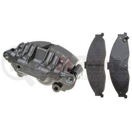 RC10966QS by RAYBESTOS - Brake Parts Inc Raybestos R-Line Remanufactured Loaded Disc Brake Caliper and Bracket Assembly