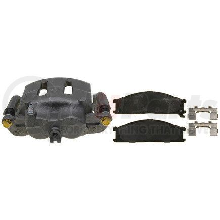 RC12181 by RAYBESTOS - Brake Parts Inc Raybestos R-Line Remanufactured Loaded Disc Brake Caliper and Bracket Assembly