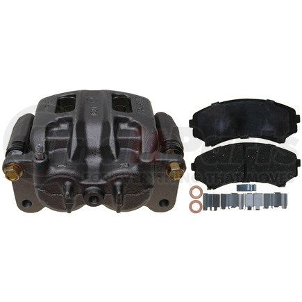 RC12307 by RAYBESTOS - Brake Parts Inc Raybestos R-Line Remanufactured Loaded Disc Brake Caliper and Bracket Assembly