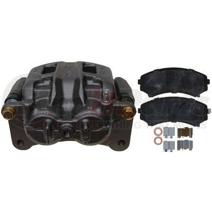 RC12308 by RAYBESTOS - Brake Parts Inc Raybestos R-Line Remanufactured Loaded Disc Brake Caliper and Bracket Assembly